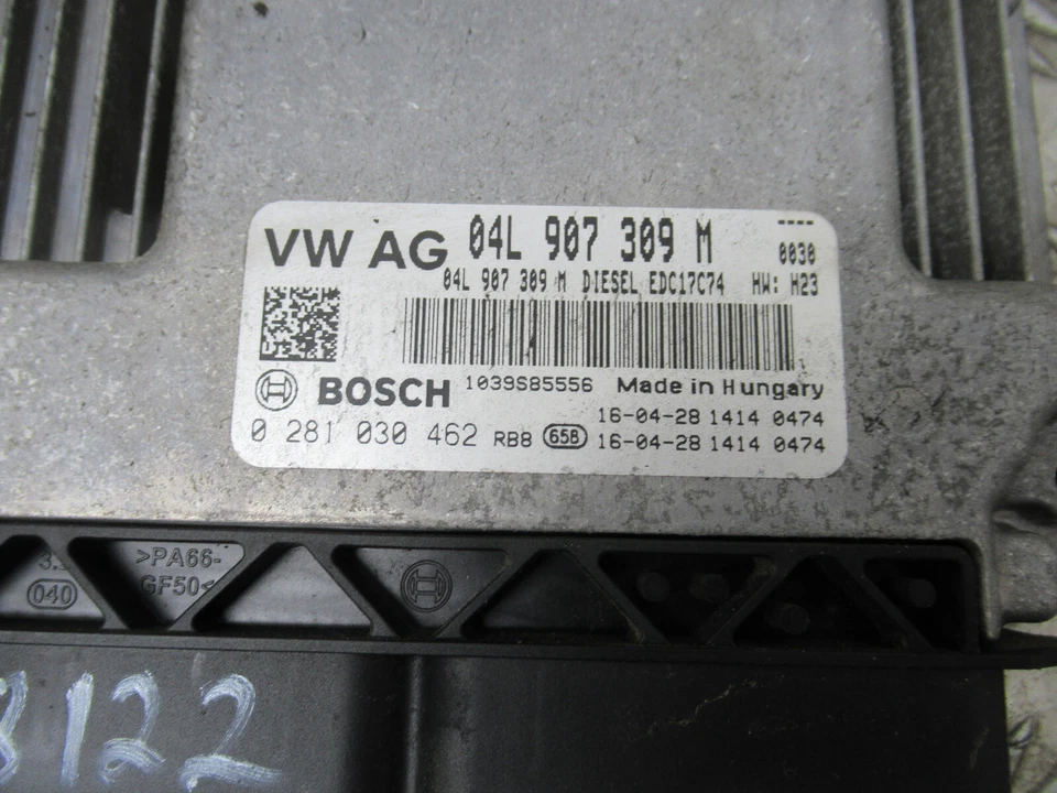 2016 SKODA SUPERB SE 3V 4x4 2.0 TDI MANUAL MK3 ESTATE ENGINE ECU (DFEA) *8122 - Image 2 of 4