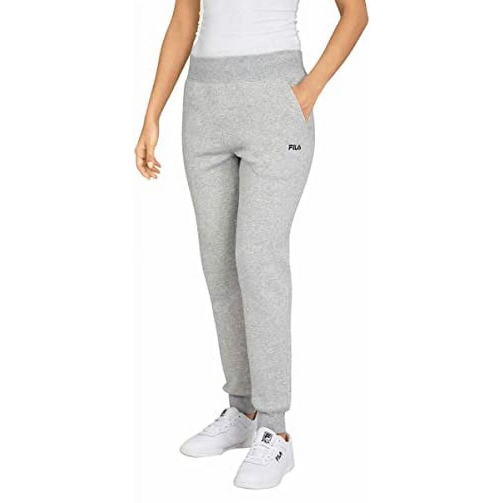 Fila Women's Heavyweight Fleece Joggers Color Gray size Large NWT