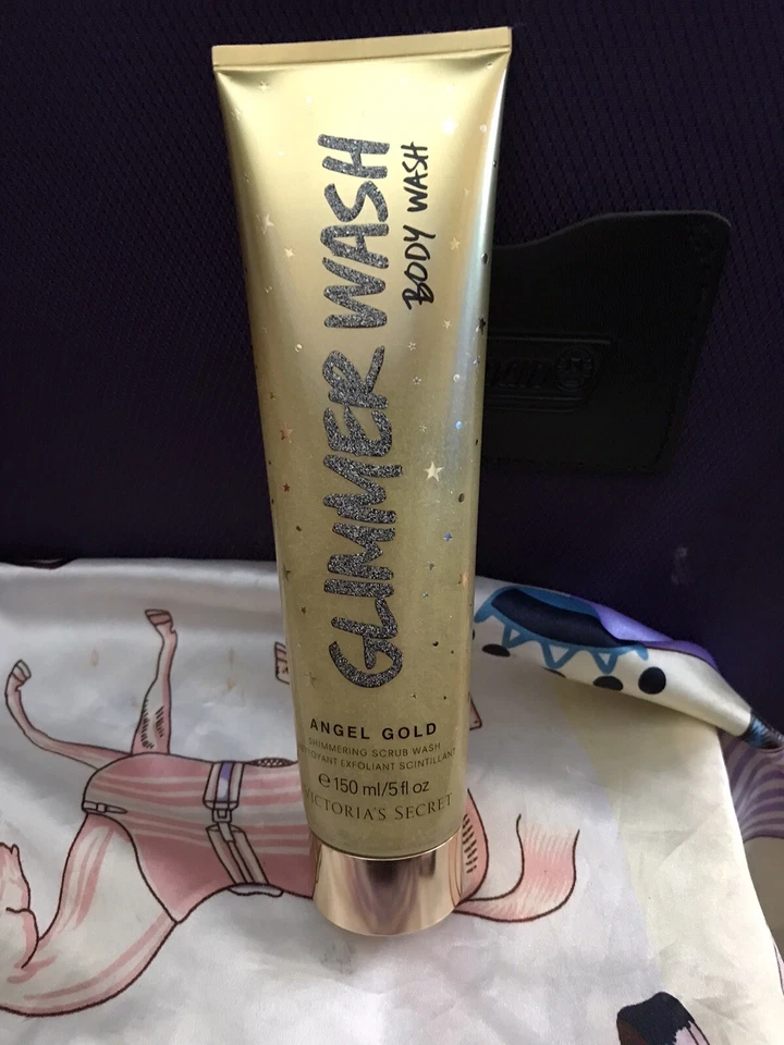 Jabón corporal exfoliante Victoria's Secret Angel Gold Glimmer 5 oz NUEVO/NUEVO CON ETIQUETAS $18,00 Foto 4 de 4