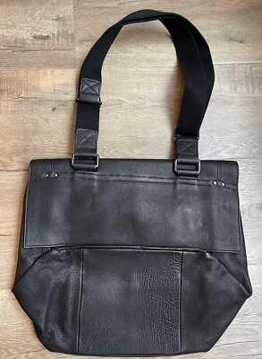 【美品】JEROME DREYFUSS レザートートバッグ　ブラック NEW Jerome Dreyfuss JEREMIE BUFFALO Shoulder BAG Black Noir