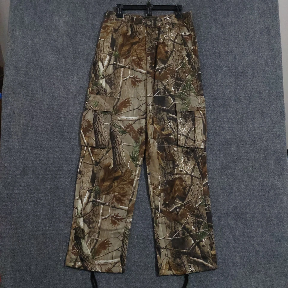 REALTREE AP Camo Twill Cargo Hunting Pants Men's 28x30 Cotton Blend Outdoors NEW - Image 2 of 4
