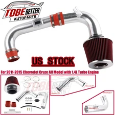 RED Filter Cold Air Intake Kit For Chevrolet Cruze 1.4L Turbo All Model 2011-15