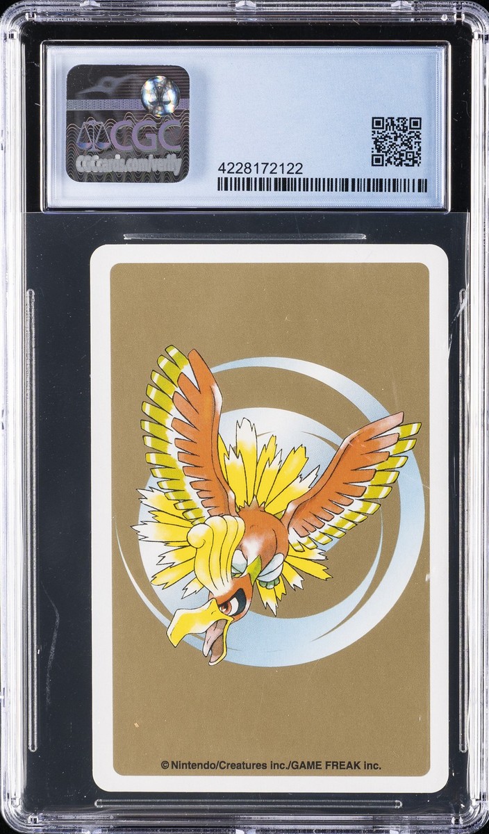 1999 POKEMON PLAYING CARDS JPN GOLD DECK #4 OF DIAMONDS POLIWAG