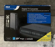 Brand New RCA Digital TV Converter Box And Remote Control Model: DTA809
