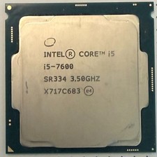 Intel Core i5-7600 3.50GHZ CPU