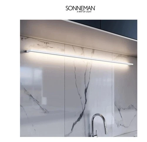 Sonneman 2814.25-6 Thin-Line Single Sided 72"W Integrated LED Bath - Black - Picture 3 of 4