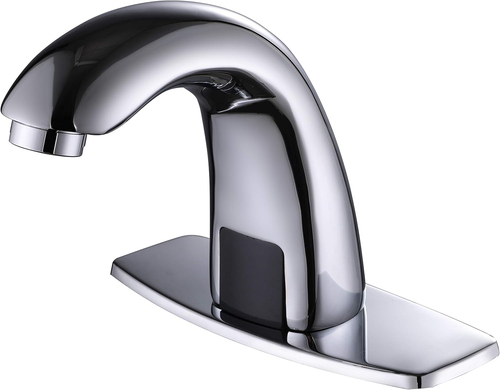 Touchless Waschtischarmatur, Bewegungsautomatischer Sensor Wasserhahn mit Lochabdeckung P - Bild 12 von 12