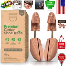 Eco-Friendly Cedar Shoe Trees - Medium 8-9.5 US, Perfect for Sneakers  Boots