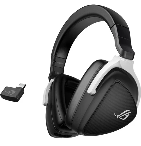 ASUS ROG Delta S Wireless Gaming Headset, Black, 50mm Drivers, AI Beamforming