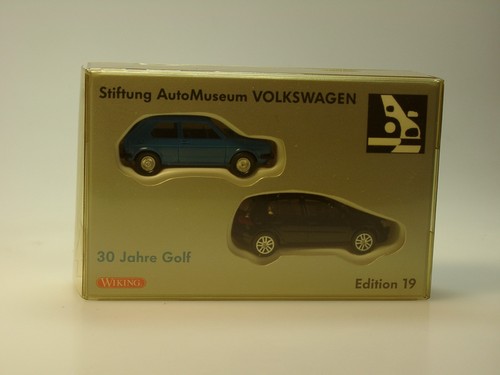 Wiking-Set "30 Jahre Golf", Edition AutoMuseum Volkswagen Nr. 19 - 1:87