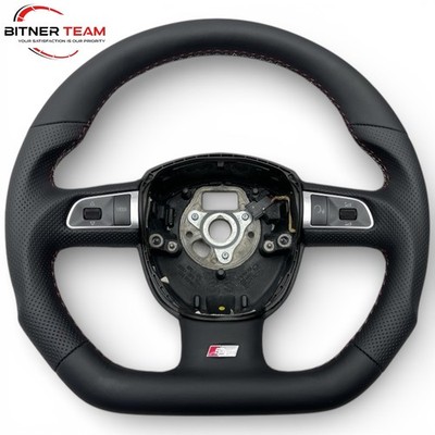 AUSTAUSCH Lenkrad Lederlenkrad Multifunktion AUDi A3 A4 A5 Q5 ABGEFLACHT S-Line