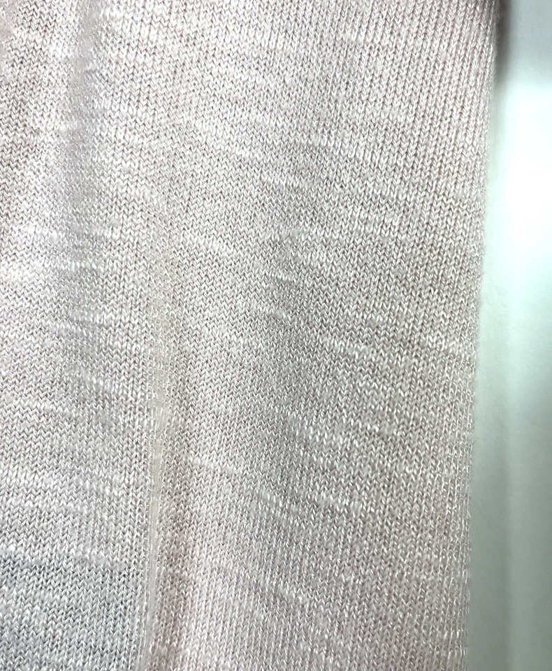 女式 Mossimo 圆领纯色粉红色短袖高低下摆 L — 第 4/4 张图片