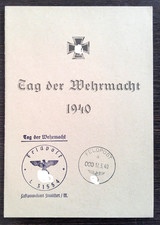 1940 Faltkarte mit Feldpoststempel  000 17.3.40 und Briefstempel  L31554