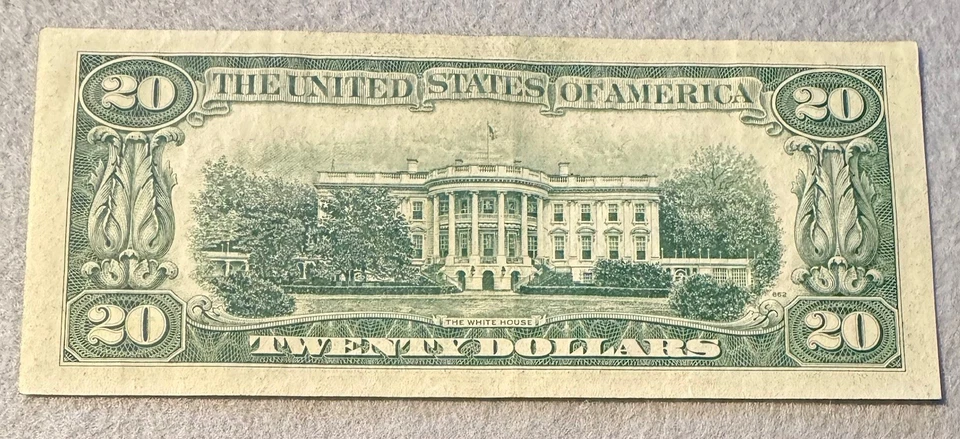 FR 2060-B* $20 1950 A Federal Reserve Note US - Star Note - Image 2 of 2