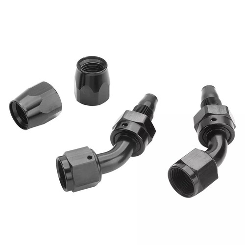 2Pcs AN6/AN8/AN10/AN12 Swivel Hose End Fitting Adapter Oil/Fuel/Gas Hose Line - Foto 19 di 27