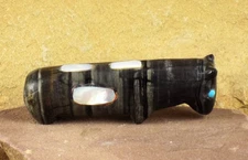 ZMT Old Style Zuni Wolf Fetish by Lorandina Sheche = Serpentine