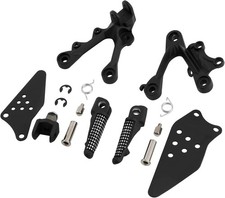 Driver Foot Pegs Footrests Bracket Fits for Kawasaki Ninja ZX6R 2009-2024