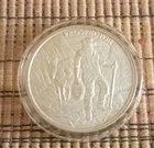 SilverTowne American Prospector & His Donkey 1 Troy Oz 999 Fine Silver Round