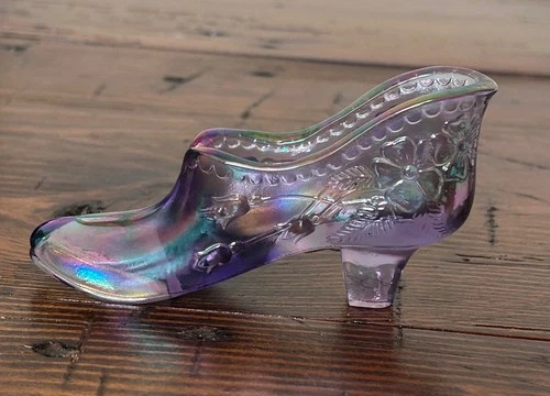 Vintage Fenton Art Glass Slipper