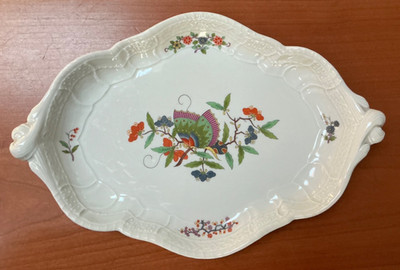 Meissen Porzellan Schale Neubrandenstein, chinesischer Schmetterling