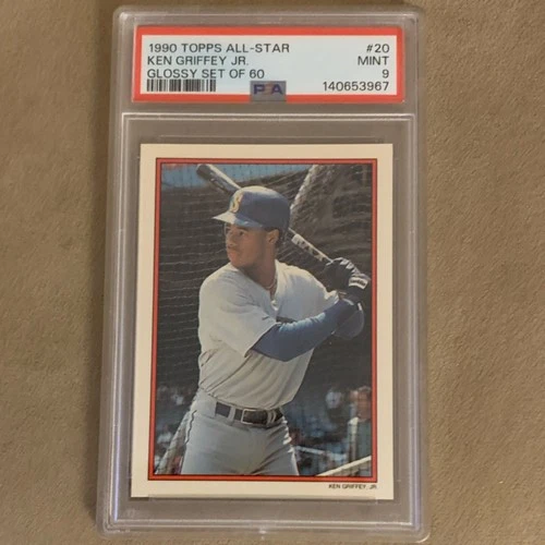 Topps 1990  All-Star Ken Griffey Jr #20 PSA 9