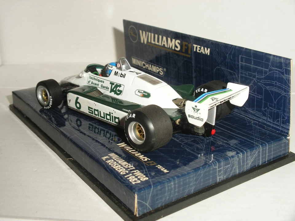 1/43 Minichamps 430 820006 - 1982 Williams FW08 Rosberg - Nr. Mint - Image 2 of 4