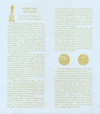 1372 6c W.C. HANDY - Ceremony Program FDC FDC