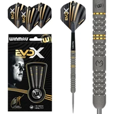 Winmau Michael Van Gerwen MvG EvoX Steel Tip Darts 21g 90% Tungsten alloy