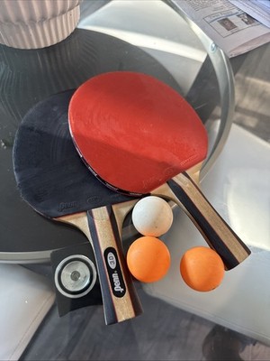2 Ping Pong Paddles: Penn 3.0 Competition Table Tennis Spin 6 Speed 6 Control 7