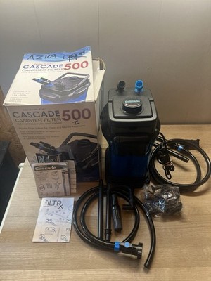 Penn Plax Cascade Canister 500 Filter for Large Aquariums, Pre-owned Tested