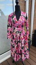 Summer Floral Cotton Midi Dress – Size 8 Zara