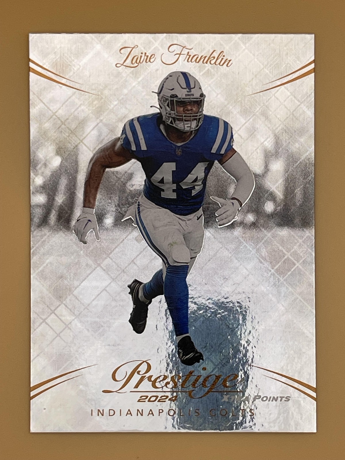 Zaire Franklin 2024 Panini Prestige #131 Diamond Xtra Points Indianapolis Colts