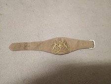 Vintage Rare WW1/ WW2 Era Dieu Et Mon Droit Wrist Badge  Badge Pre-owned