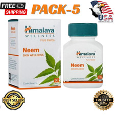 Neem Himalaya FRESH Official 5 Bottles 300 Tablets USA Immunity Blood support