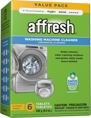 #ad Affresh WASHING MACHINE Cleaner Tablets Odor amp; Limescale Removal 6 Month Supp $15.32