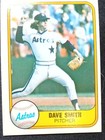 Photo of 1981 Fleer #71 Dave Smith RC Houston Astros Baseball Card