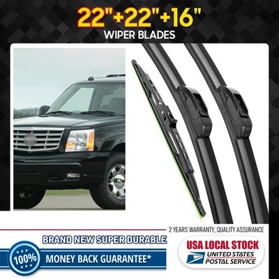 Set of 22''/ 22''/ 16'' East Forest OEM Windshield Wiper Blades For Ford Explorer