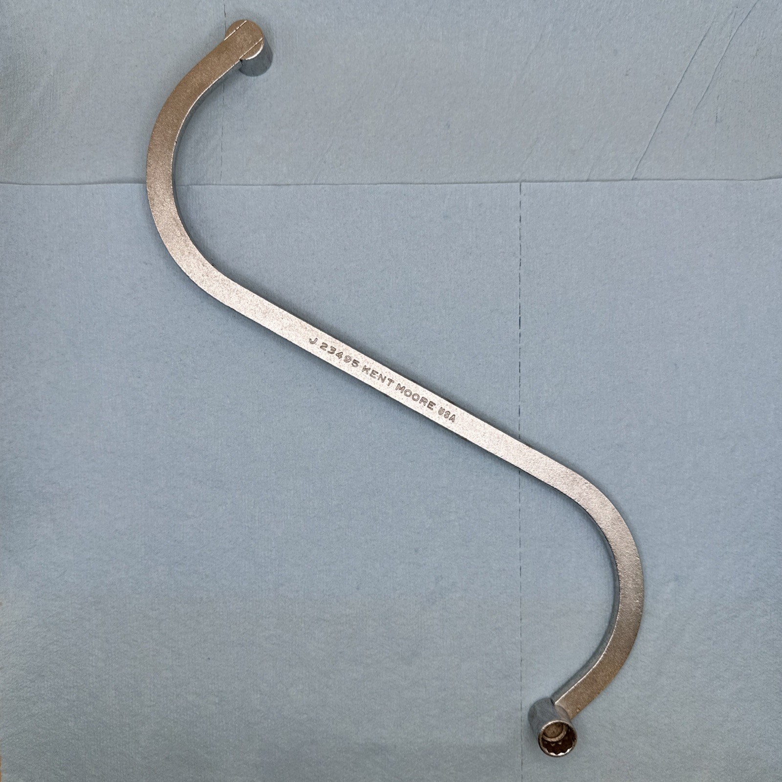 Vintage Kent Moore Tools J23495 1/2” Door Hinge Bolt Obstruction Wrench USA Rare