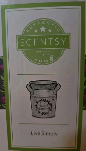 Scentsy Live Simply Full Size Electric Rustic Style Farmhouse Wax Burner Warmer - Picture 2 of 6