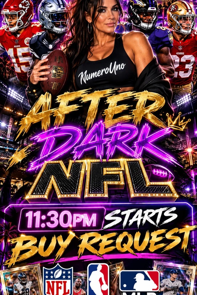 🌙 NUMEROUNO AFTER DARK NFL • SINGLES & REPACK RIPS