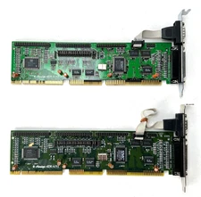 Lot of 2 Acculogic SIDE-4/VL VLB ISA IDE Multi I/O Vintage Controller Cards