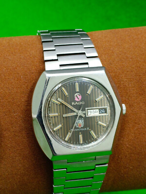 vintage RADO Musketeer X watch Automatic Swiss 25 Jewels Day