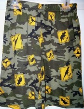 Dinosaur Crossing Green Camouflage Sleep Shorts PJ Pajama Boys Size 8 NWT