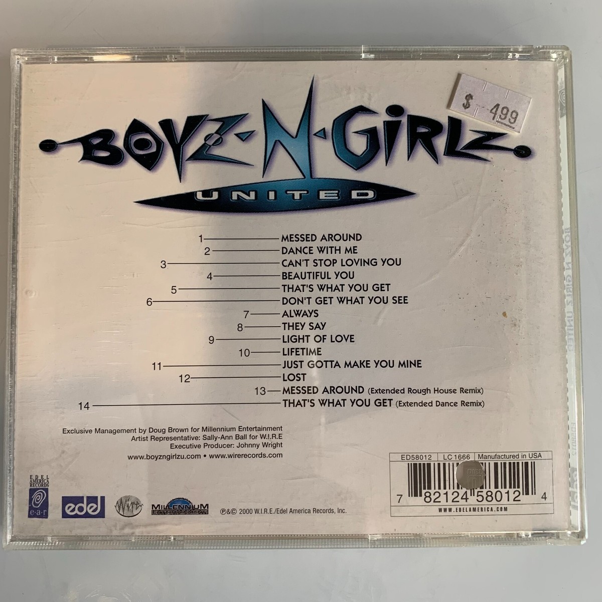 Boyz-N-Girlz United by Boyz-N-Girlz United (CD, Jun-2000, Edel