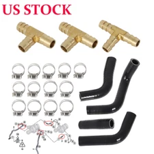US Upgrade Turbo Coolant Line Repair Hose Kit For BMW N63 X5 X6 50iX 550i 650i