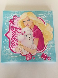 barbie canvas painting