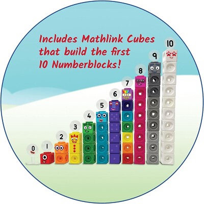 Mathlink Cubes Number blocks1-10 Activity Set, 30 Preschool