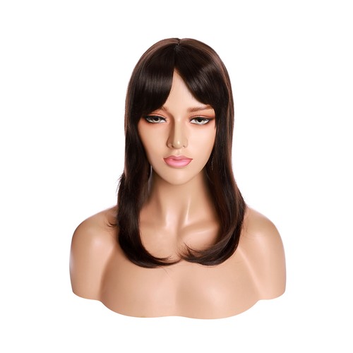 Long Wavy Blonde For Women Girl Wigs with Bangs Wigs for Daily/Party/Cosplay US - Picture 21 of 58