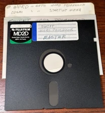 Vintage Swift Word Processor Master Disk 5.25” Floppy