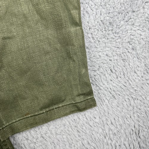 Vintage US Army Shirt Medium OG 107 Green Vietnam War 416th Engineer Brigade - Picture 12 of 15